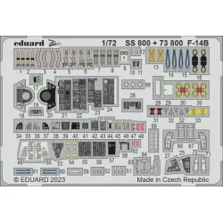 Eduard SS800 1/72 F-14B Photo-Etched for Aircraft Zoom set