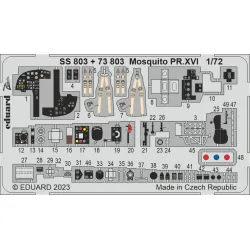 Eduard SS803 1/72 Mosquito PR.XVI Photo-Etched for Aircraft Zoom set