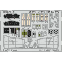Eduard SS806 1/72 PBY-5A Photo-Etched for Aircraft Zoom set