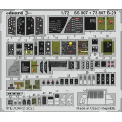 Eduard SS807 1/72 B-29 Photo-Etched for Aircraft Zoom set