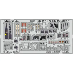 Eduard SS817 1/72 Me 410A-1 Photo-Etched for Aircraft Zoom set