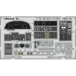 Eduard SS821 1/72 PBM-5A Photo-Etched for Aircraft Zoom set