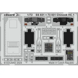 Eduard SS831 1/72 Chinook HC.1 Photo-Etched for Aircraft Zoom set