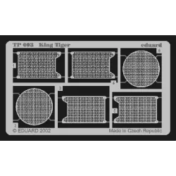 Eduard TP003 1/35 King Tiger Photo-Etched for AFV Zoom set