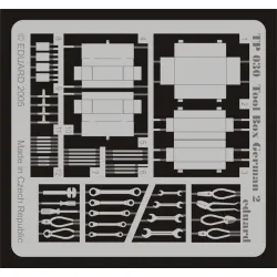 Eduard TP030 1/35 Tool Box German 2 Photo-Etched for AFV Zoom set