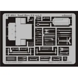 Eduard TP094 1/35 Tool Box US set.2 Photo-Etched for AFV Zoom set