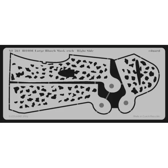 Eduard XF561 1/48 Bf 109E Large Blotch mask-etch Sticker for Aircraft