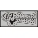 Eduard XF562 1/48 Bf 109F/G Large Blotch mask-etch Sticker for Aircraft