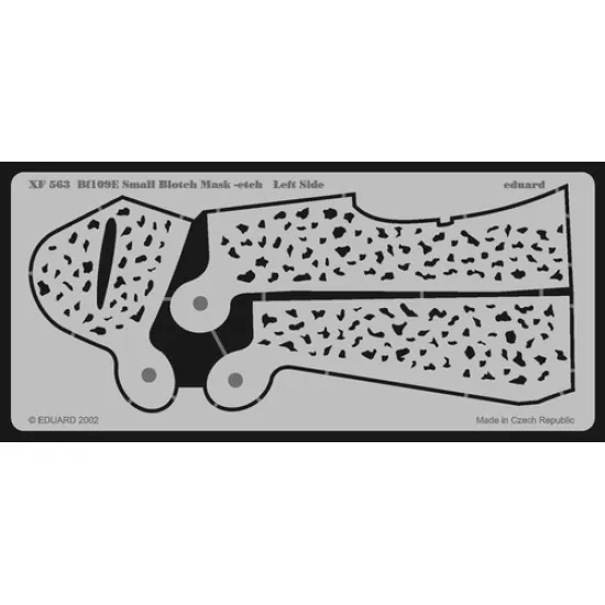 Eduard XF563 1/48 Bf 109E Small Blotch mask-etch Sticker for Aircraft