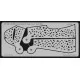 Eduard XF563 1/48 Bf 109E Small Blotch mask-etch Sticker for Aircraft