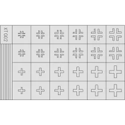 Eduard XT002 1/35 German Crosses 2 late Sticker for AFV