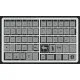 Eduard XT029 1/35 Divisional Insignia 1940-45 Sticker for AFV