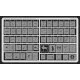 Eduard XT029 1/35 Divisional Insignia 1940-45 Sticker for AFV