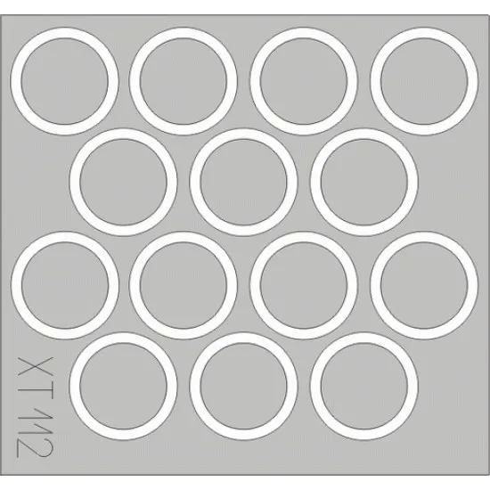 Eduard XT112 1/35 M-36 Jackson wheel mask Sticker for AFV