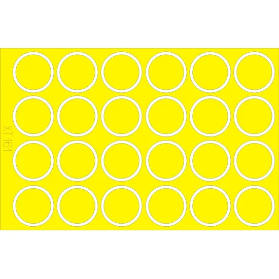 Eduard XT161 1/35 Challenger Enhanced armor wheels Sticker for AFV