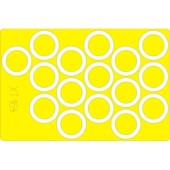 Eduard XT164 1/35 M-50A wheels Sticker for AFV