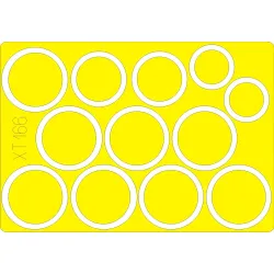 Eduard XT166 1/35 BT-7 wheel masks Sticker for AFV