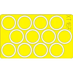 Eduard XT167 1/35 M-7 Mid production wheel masks Sticker for AFV