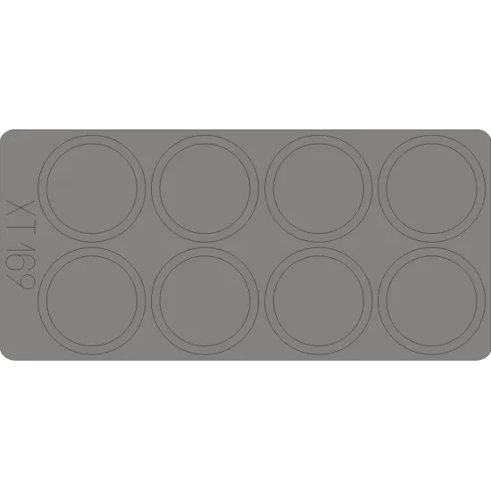 Eduard XT169 1/35 RSO Pak 40/4 75mm wheel masks Sticker for AFV