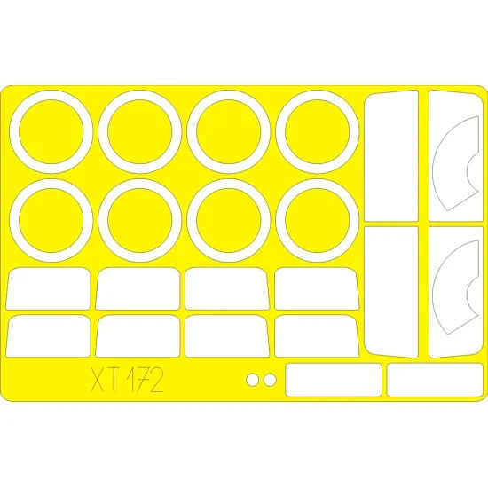 Eduard XT172 1/35 M-1097 A2 Cargo Carrier Sticker for AFV