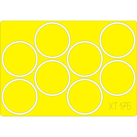Eduard XT175 1/35 PaK.44 128mm wheels Sticker for AFV