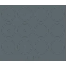 Eduard XT177 1/35 ASU-85 SPG (1956) wheels Sticker for AFV