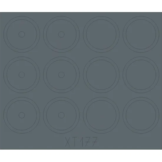 Eduard XT177 1/35 ASU-85 SPG (1956) wheels Sticker for AFV