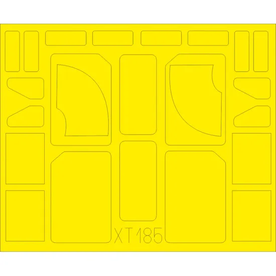 Eduard XT185 1/35 M 1070 Truck Tractor Sticker for AFV