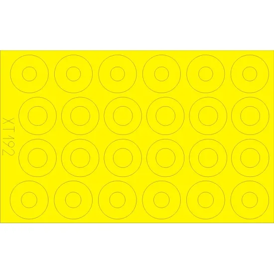Eduard XT192 1/35 SU 152 wheel masks Sticker for AFV
