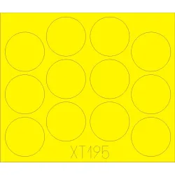 Eduard XT195 1/35 BTR-50PK APC Sticker for AFV