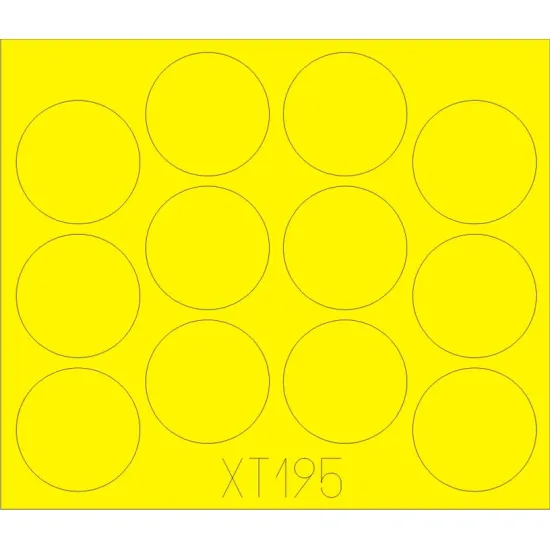 Eduard XT195 1/35 BTR-50PK APC Sticker for AFV
