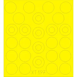 Eduard XT197 1/35 M-109A wheel masks Sticker for AFV