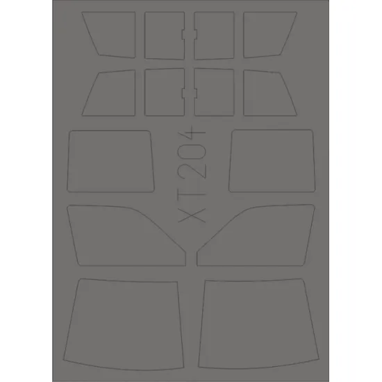 Eduard XT204 1/35 Pick Up Sticker for AFV