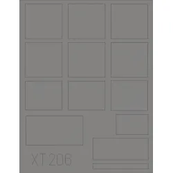 Eduard XT206 1/35 L 4500 Büssing NAG windows Sticker for AFV