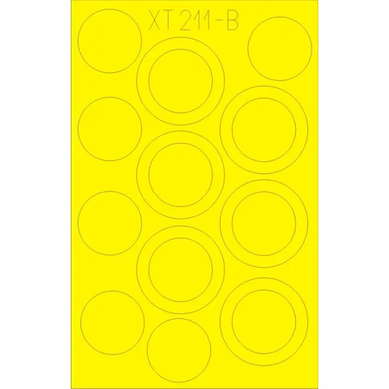 Eduard XT211 1/35 L 4500 Büssing NAG wheels Sticker for AFV