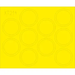 Eduard XT214 1/35 T-34/85 wheels Sticker for AFV