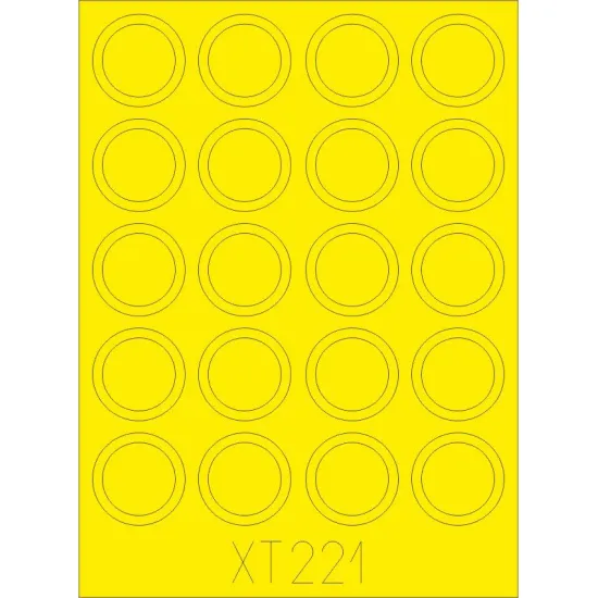 Eduard XT221 1/35 R35 French light tank Sticker for AFV