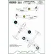 ModelMaker 1/32 IM32701 Supermarine Spitfire roundels and fin flashes EARLY Mask