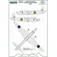 ModelMaker 1/32 IM72706 Vickers Wellington Roundels and Fin Flashes EARLY Mask