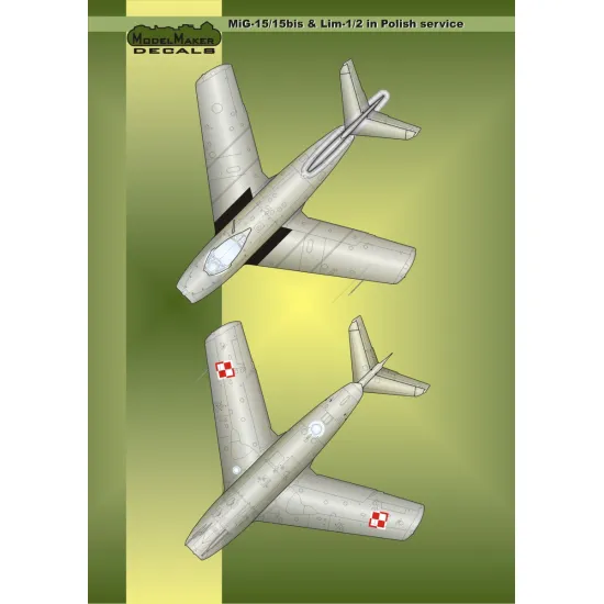 ModelMaker 1/32 MD32023 MiG-15/Lim1/2 in Polish service - masks Aircraft Mask
