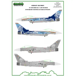 ModelMaker 1/32 MD32080 Eurofighter Typhoon 60 Years Luftwaffe TLG 74 mask+decal