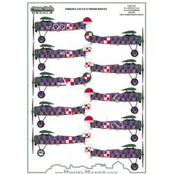 ModelMaker 1/32 MD32114 Fokker E.V/D.VII in Polish service Aircraft Mask