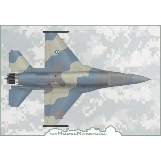 ModelMaker 1/32 MD32120 GREEK F-16C block 52 ZEUS DEMO TEAM 2015 decal + masks