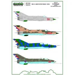 ModelMaker 1/32 MD32161 MiG-21 Around the World Aircraft Mask
