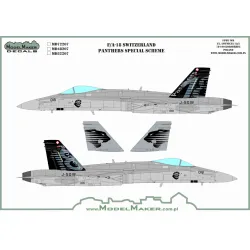 ModelMaker 1/32 MD32207 F/A-18 Switzerland Panthers special scheme mask set Mask