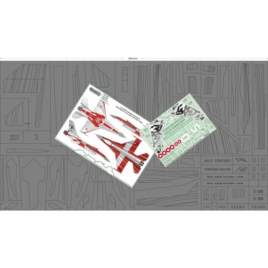 ModelMaker 1/32 MD32230 F-16 Royal Danish AF Solo Display 2024 Viper Mask