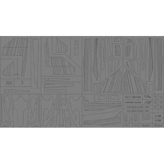 ModelMaker 1/32 MD32230 F-16 Royal Danish AF Solo Display 2024 Viper Mask
