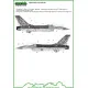 ModelMaker 1/48 D48034 Portuguese F-16 NTM 2011 Aircraft Decal