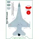 ModelMaker 1/48 D48073A Polish F-16C/D Stencils Aircraft Decal