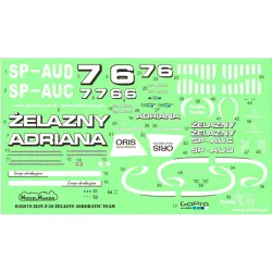 ModelMaker 1/48 D48076 Zlin Z-50 Żelazny Aerobatic Team Aircraft Decal